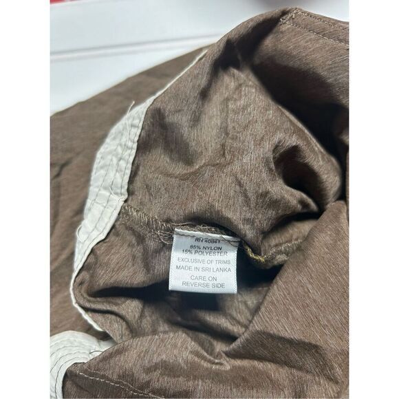Aventura Clothing Size 12 Brown Tan Shorts McKenna Style SPF Sun Protection NWT - Picture 4 of 8